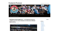 Desktop Screenshot of fundacionpromover.org